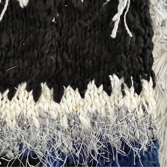 ❌SOLD❌FL&L x Knitz 💕🍋 • Crosby fringe cardigan in black and navy - Picture 13 of 14